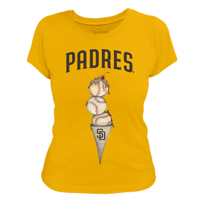 San Diego Padres Triple Scoop Women's Tee Shirt