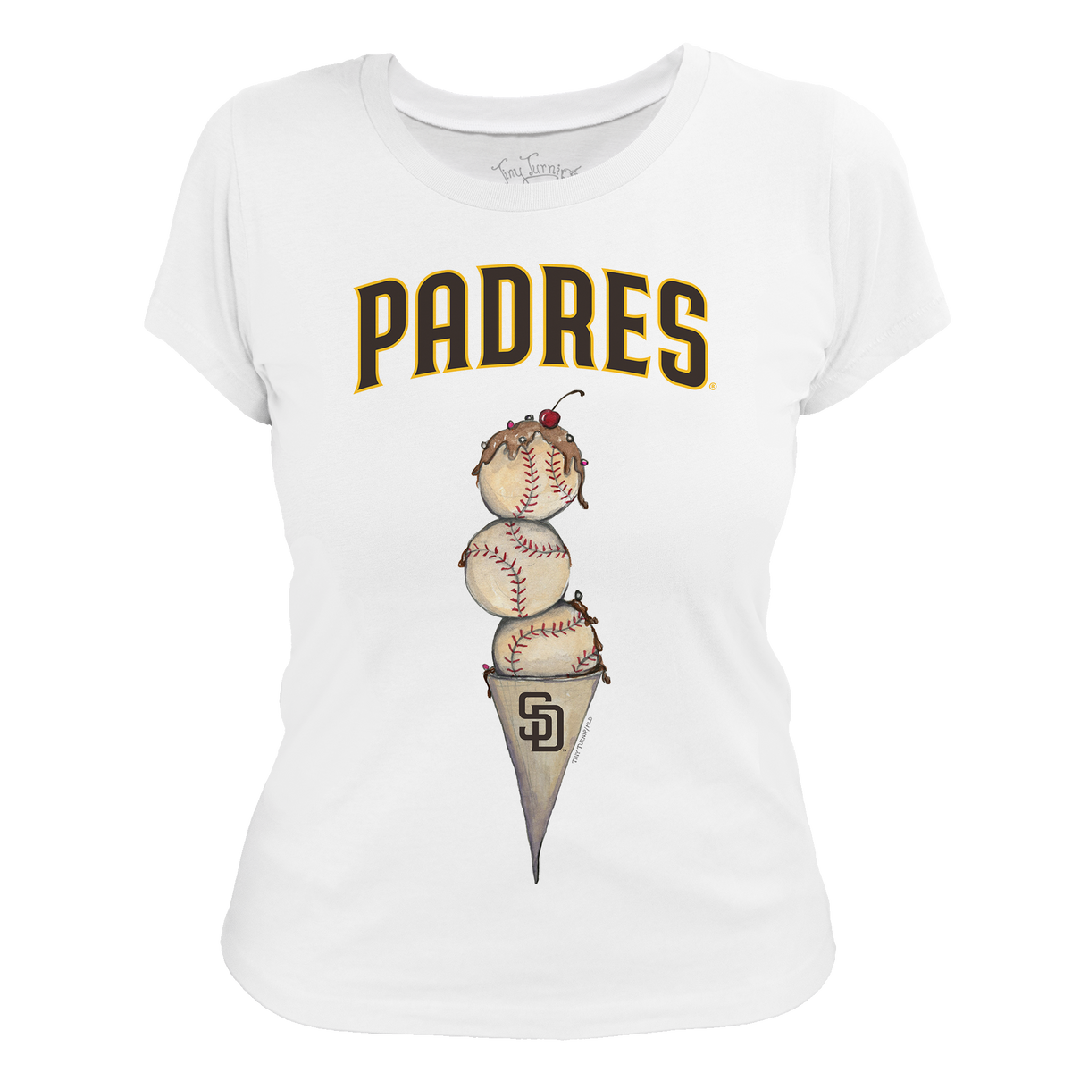 San Diego Padres Triple Scoop Women's Tee Shirt