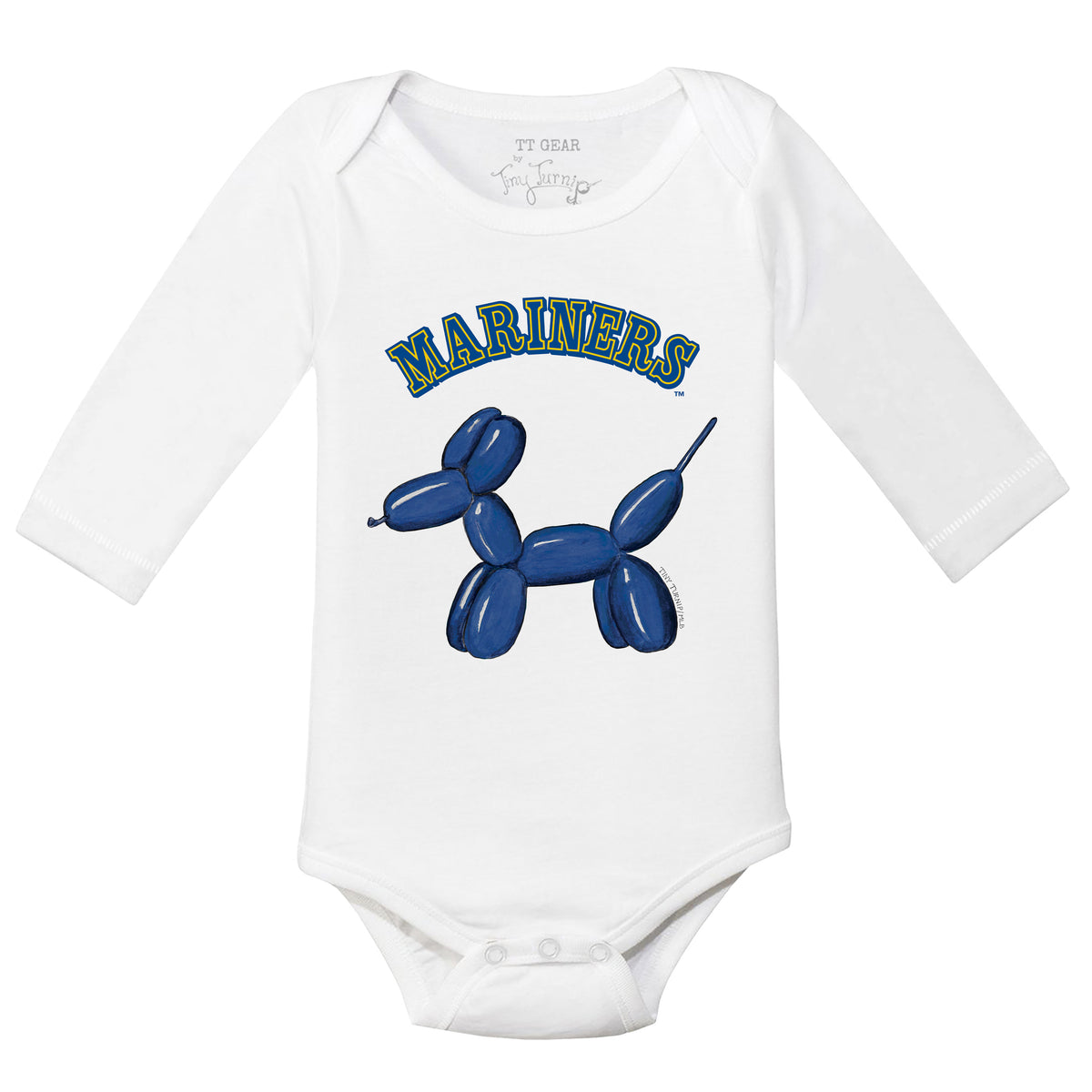 Seattle Mariners Balloon Dog Long Sleeve Snapper