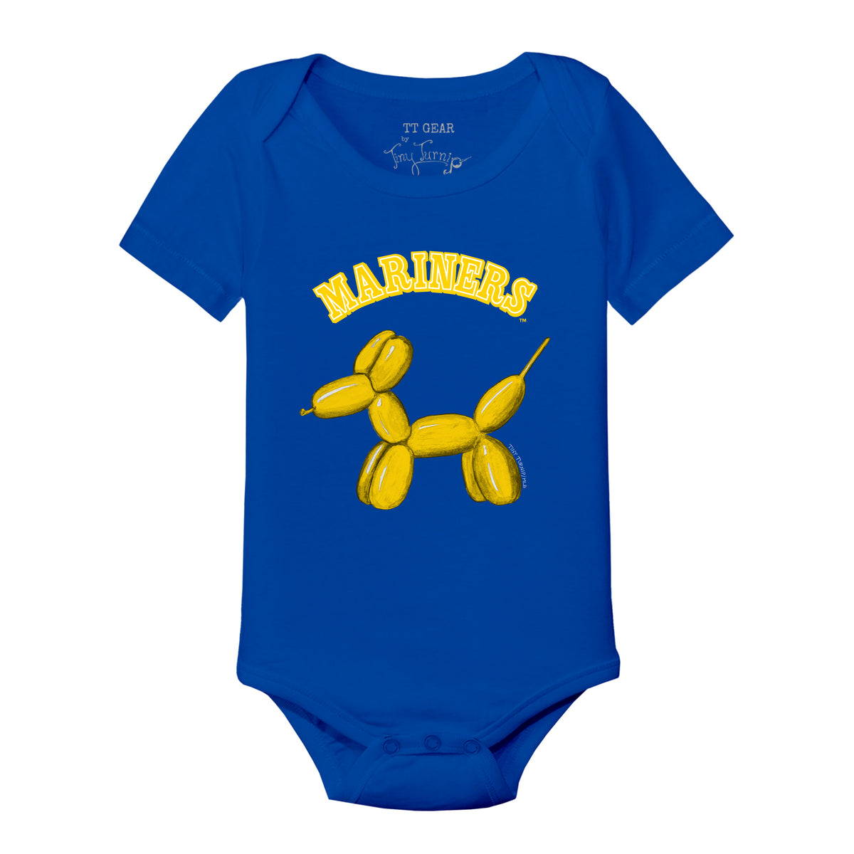 Seattle Mariners Balloon Dog Short Sleeve Snapper