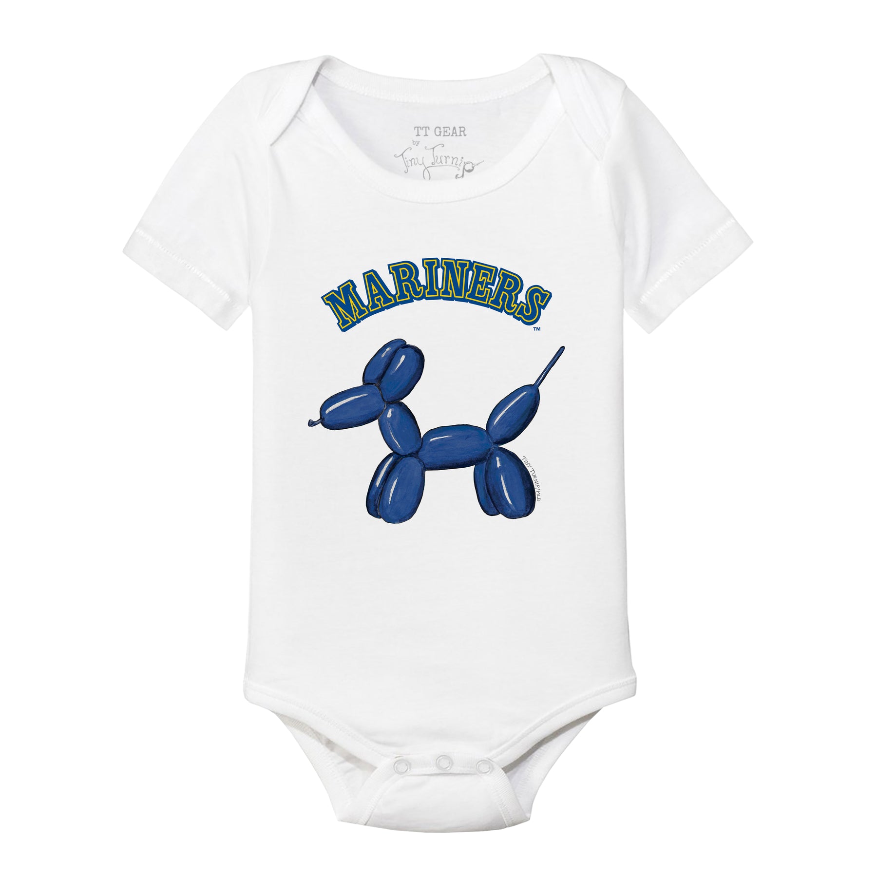 Seattle Mariners Balloon Dog Short Sleeve Snapper