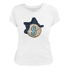 Seattle Mariners Baseball Bow Tee Shirt