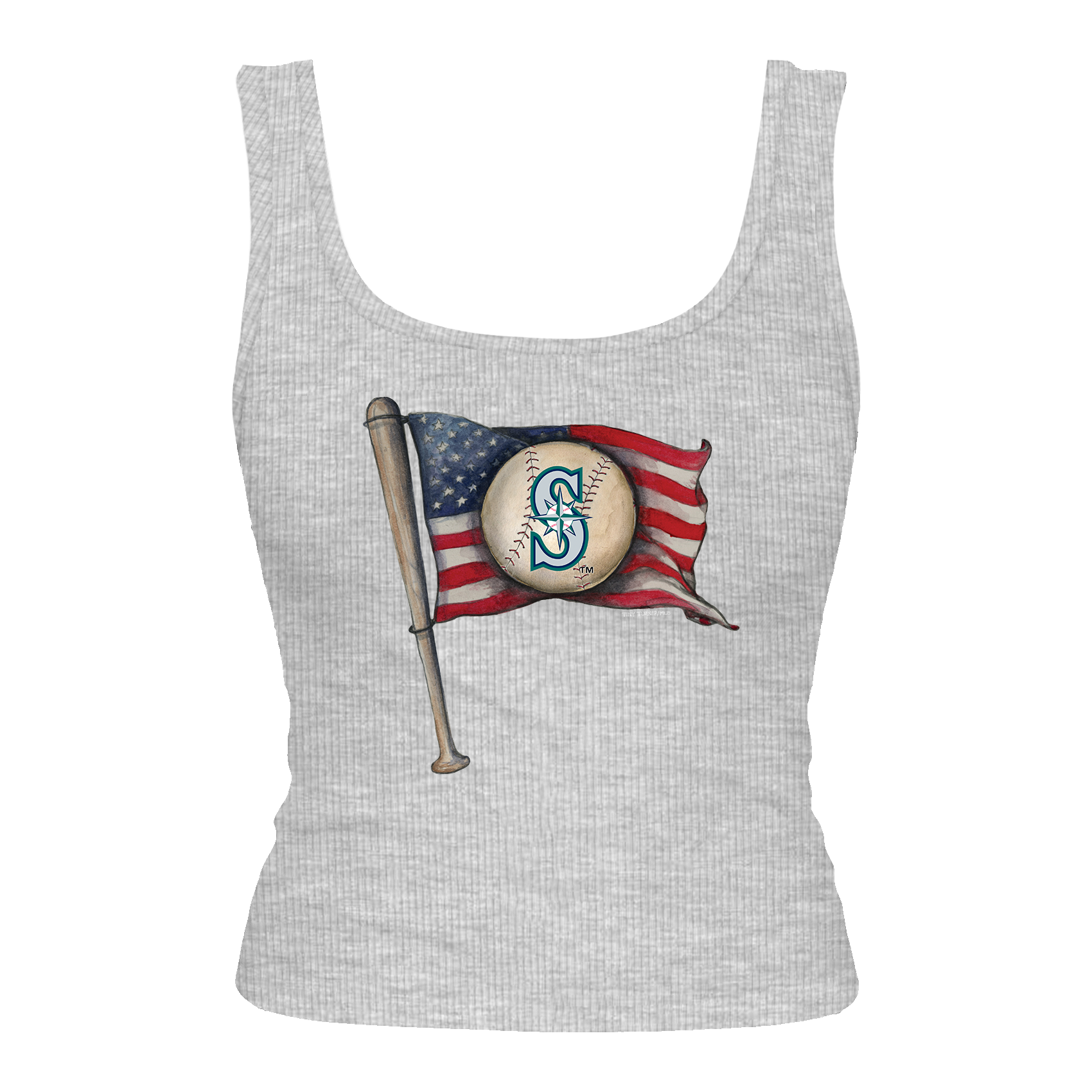 Seattle Mariners Baseball Flag Emmy Tank