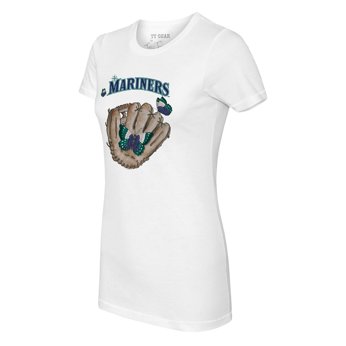 Seattle Mariners Butterfly Glove Tee Shirt