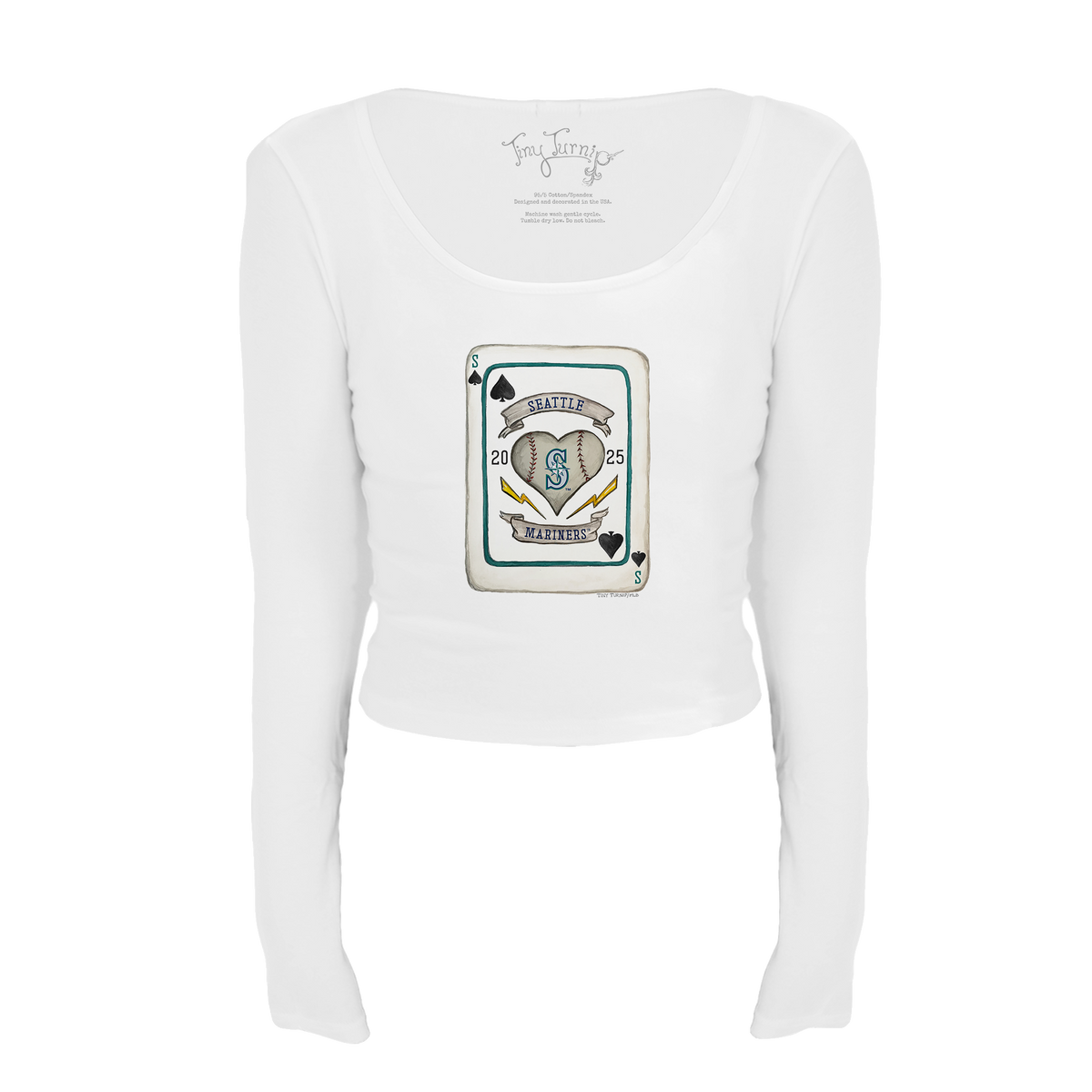 Seattle Mariners Card Women's Long Sleeve Lucy
