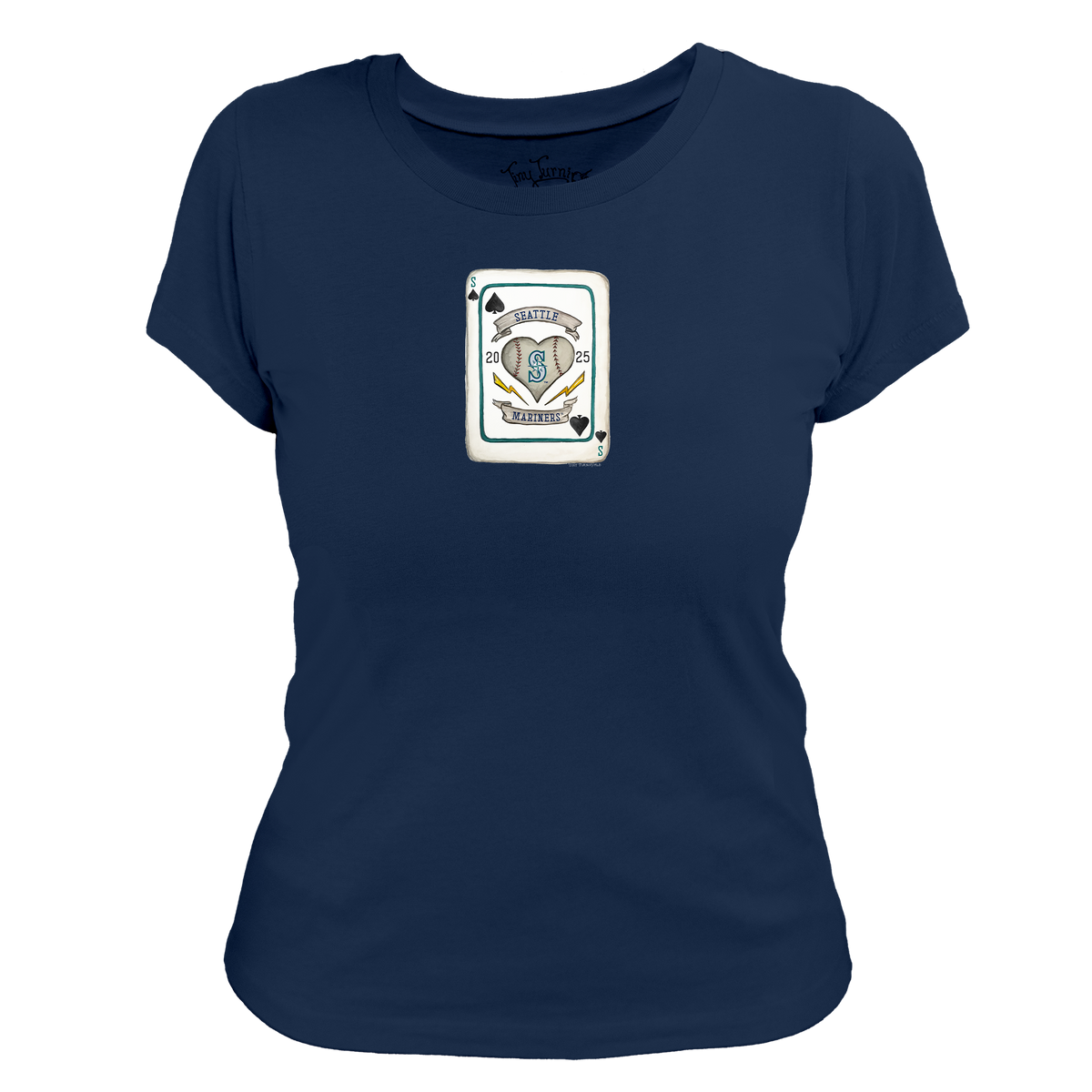 Seattle Mariners Card Women's Tee Shirt
