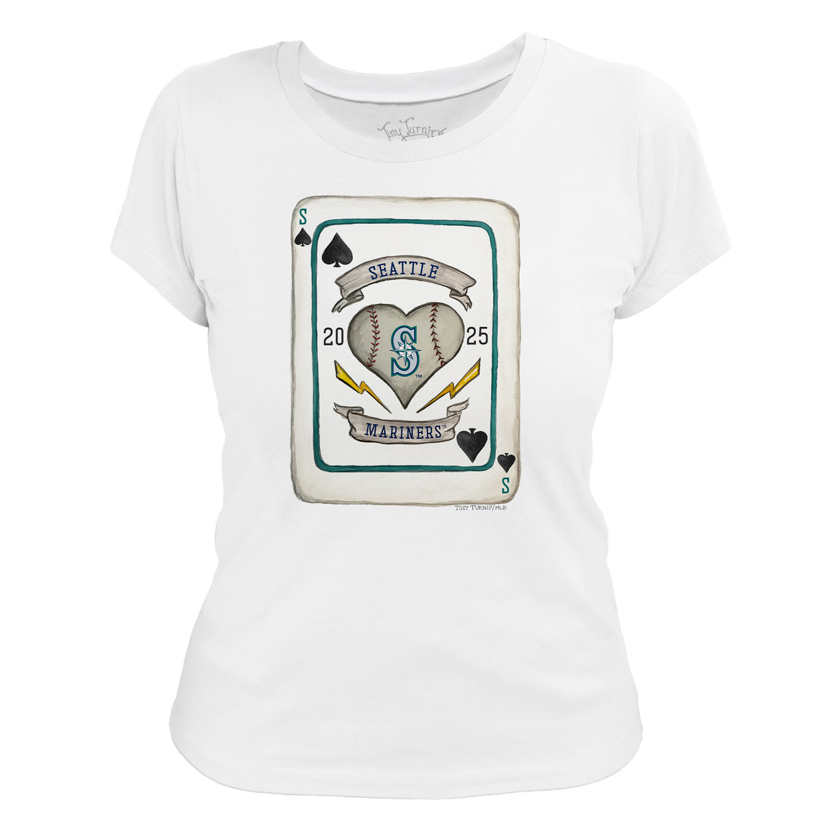 Seattle Mariners Card Women's Tee Shirt