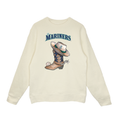 Seattle Mariners Cowboy Boot Crewneck Sweatshirt