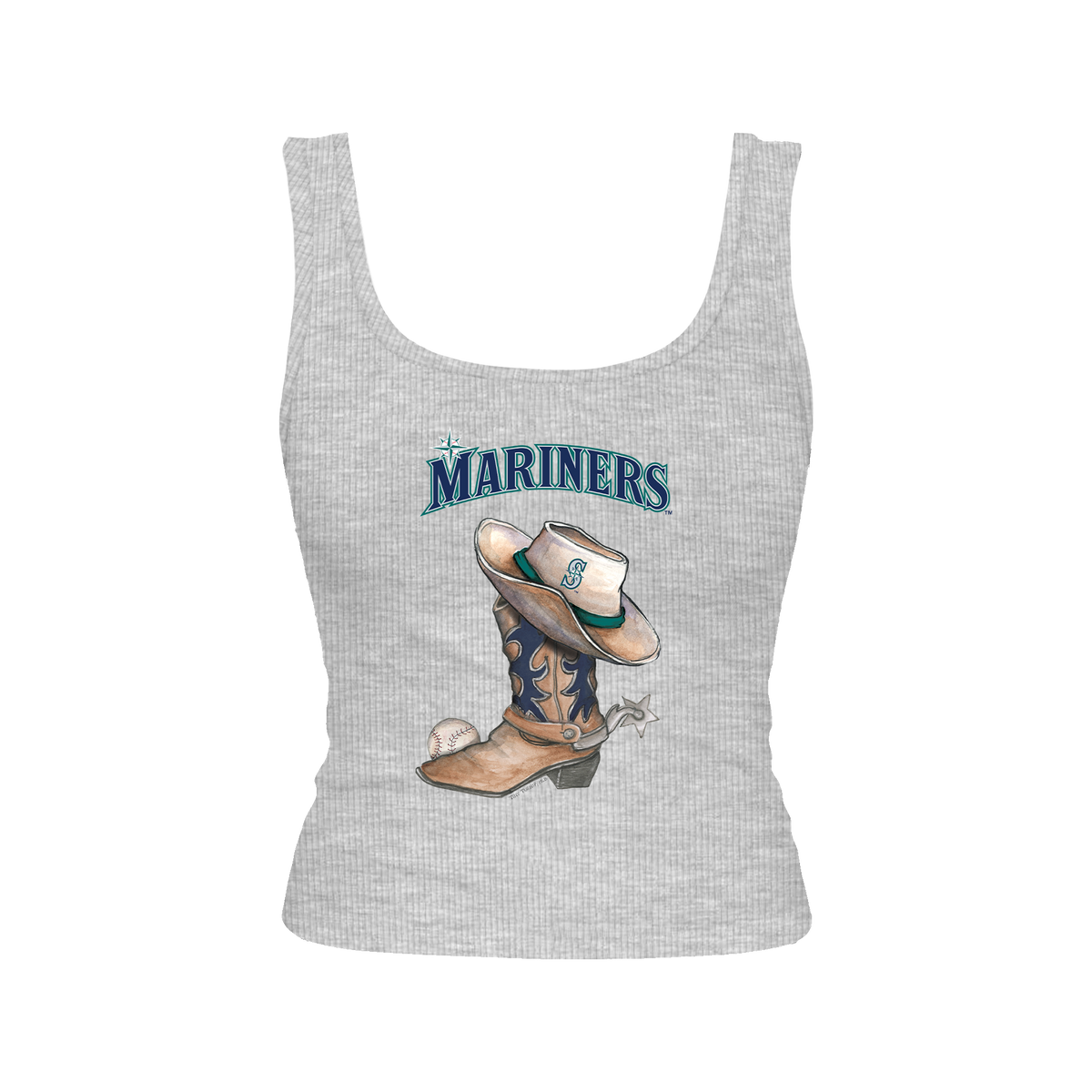 Seattle Mariners Cowboy Boot Emmy Tank
