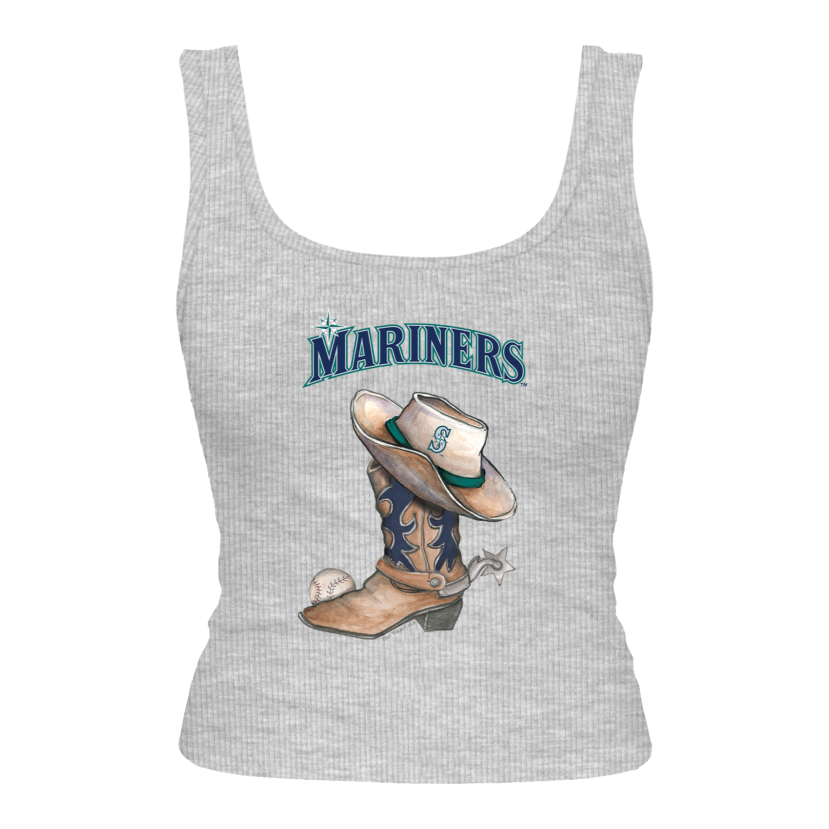 Seattle Mariners Cowboy Boot Emmy Tank