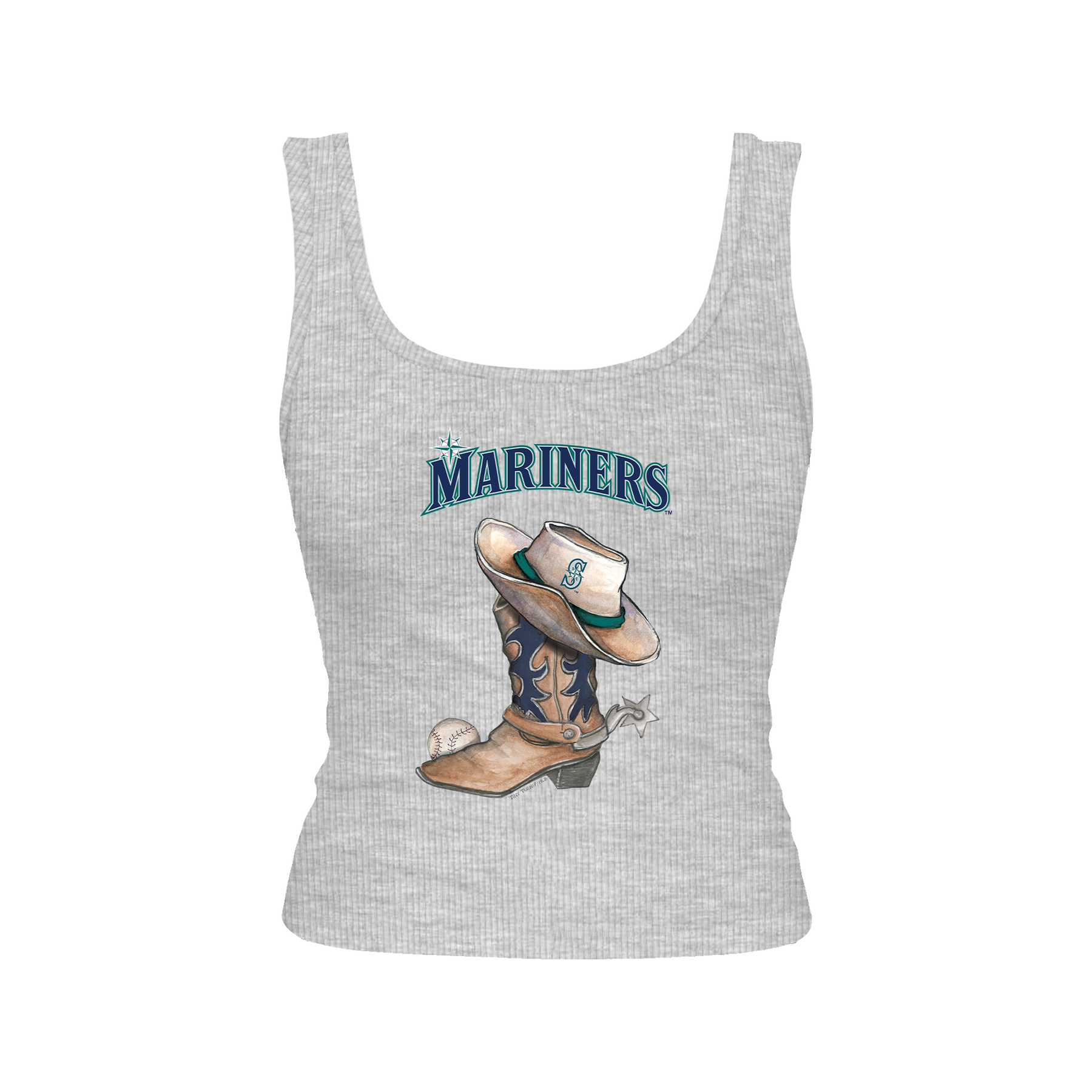 Seattle Mariners Cowboy Boot Emmy Tank