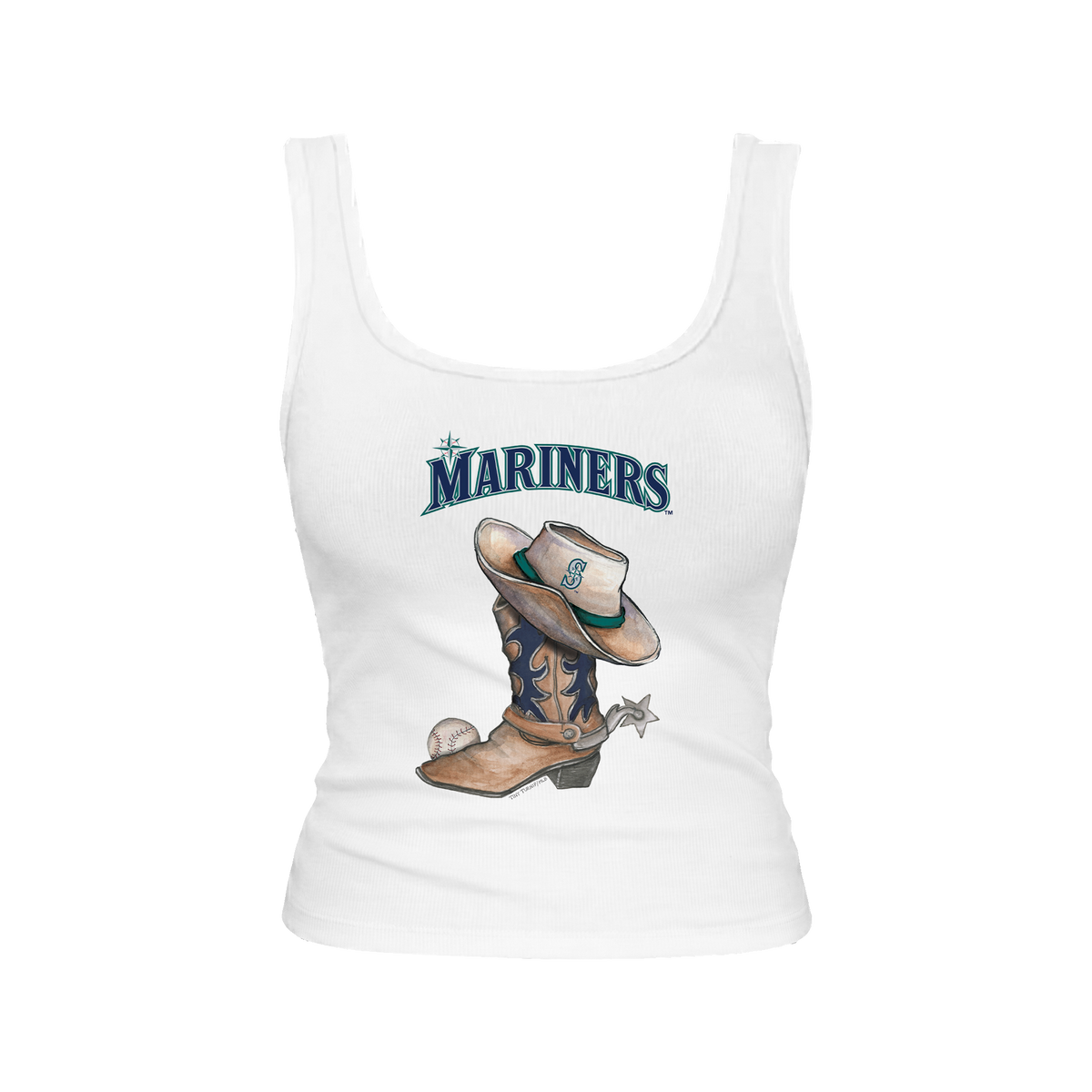 Seattle Mariners Cowboy Boot Emmy Tank