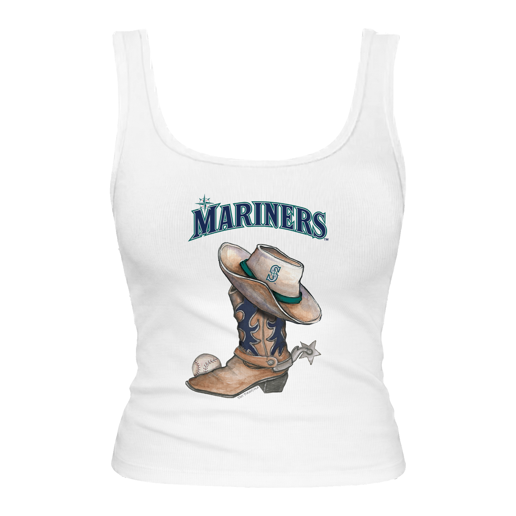 Seattle Mariners Cowboy Boot Emmy Tank