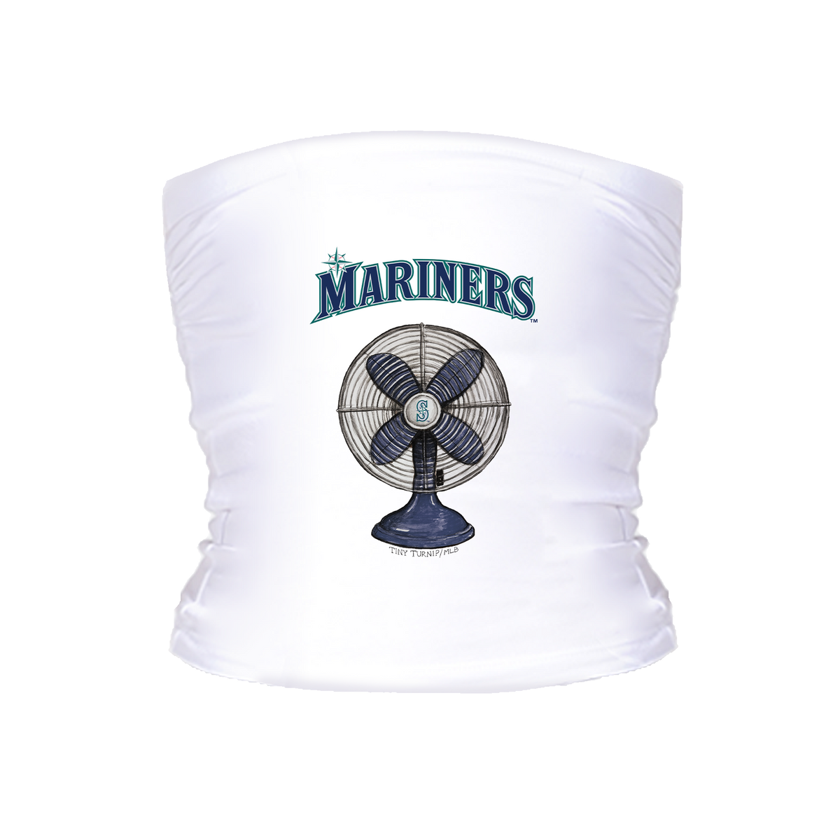 Seattle Mariners Fan Crop Tube Top