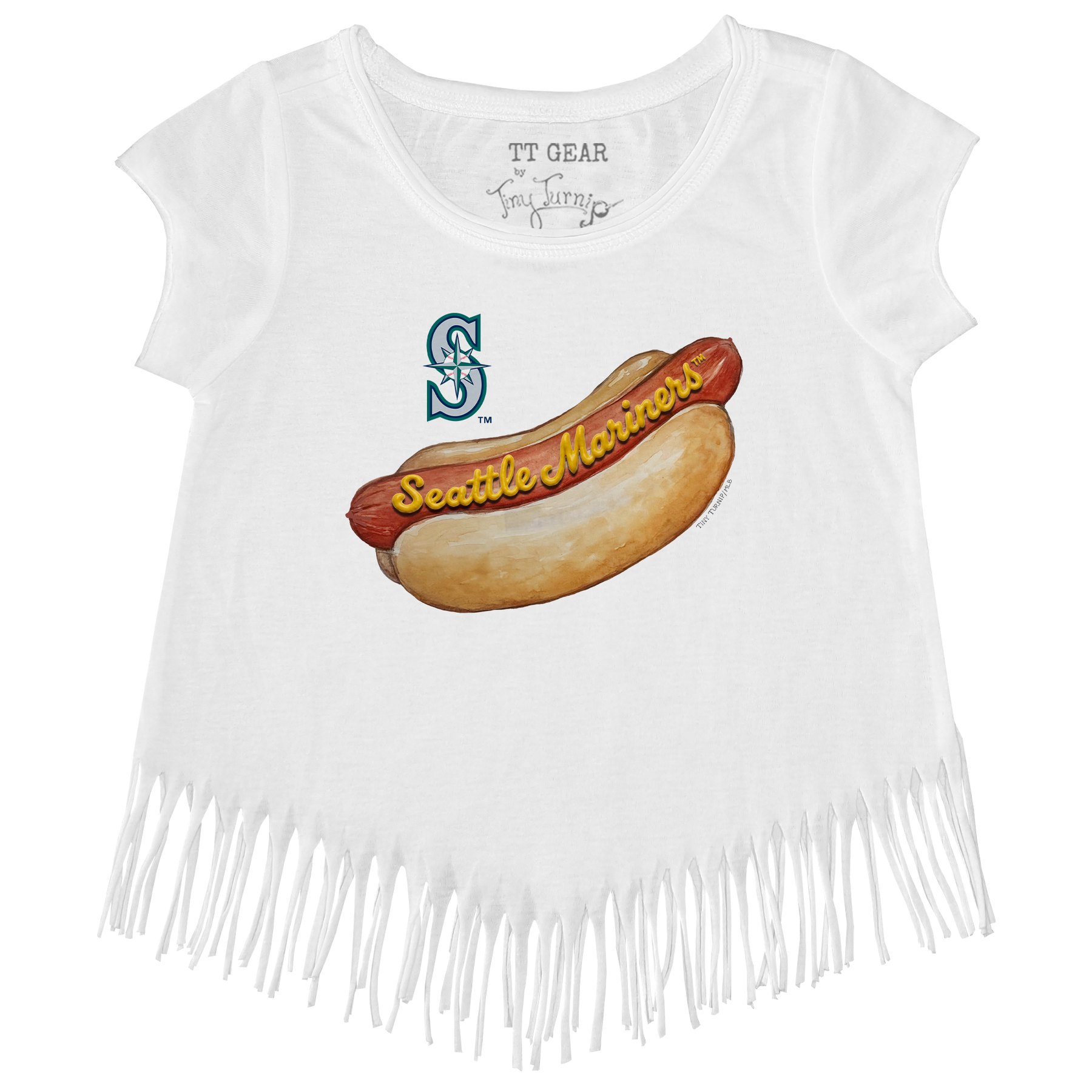 Seattle Mariners Hot Dog Fringe Tee