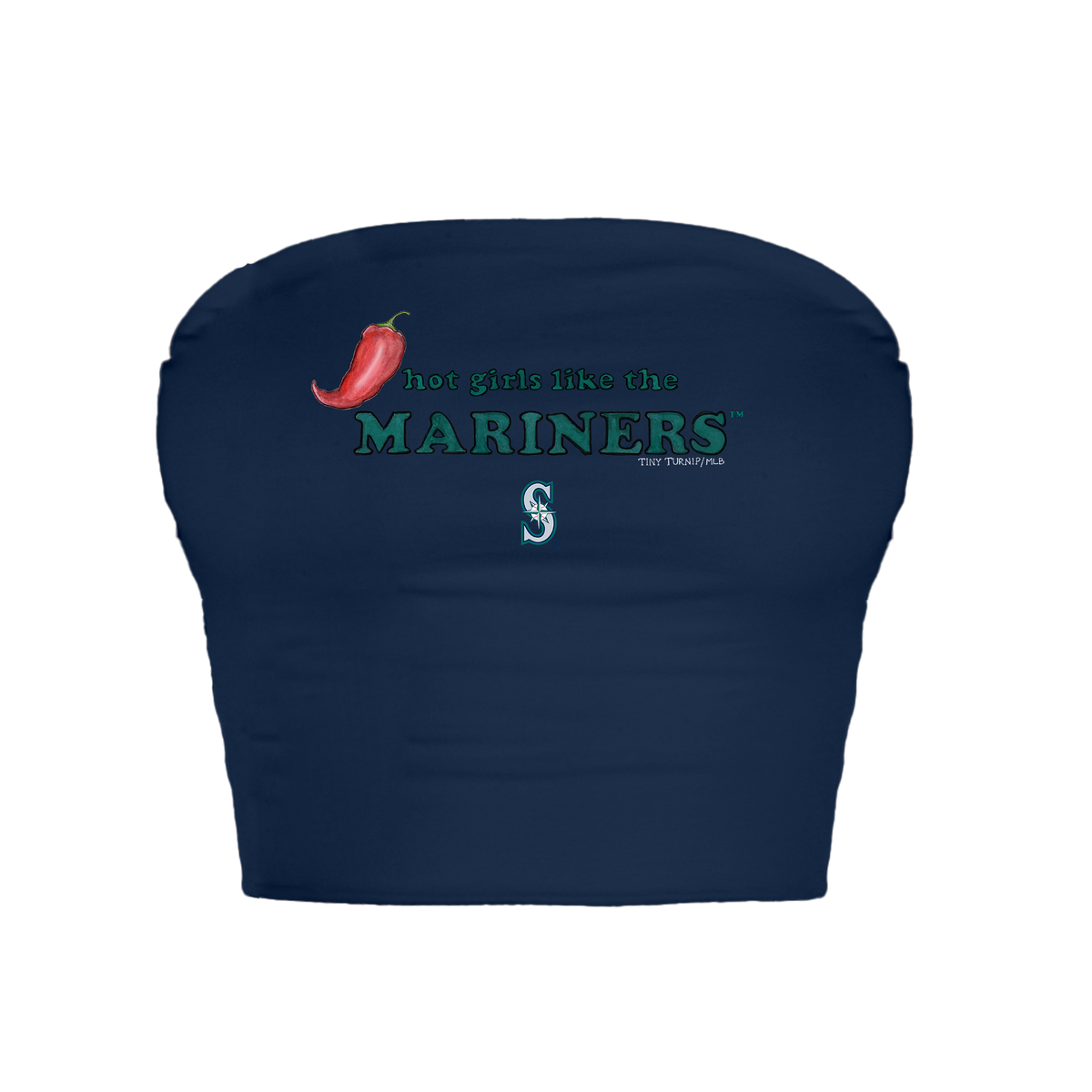 Seattle Mariners Hot Girls Crop Tube Top