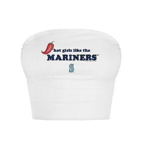 Seattle Mariners Hot Girls Crop Tube Top