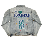 I Heart Mariners Boyfriend Denim Jacket - Tiny Turnip