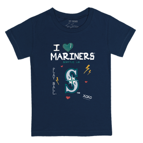 I Heart Mariners Kid's Tee Shirt - Tiny Turnip
