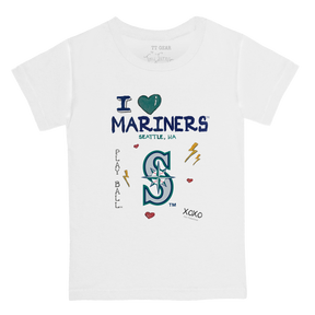 I Heart Mariners Kid's Tee Shirt - Tiny Turnip