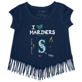 I Heart Mariners Fringe Tee - Tiny Turnip