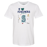 I Heart Mariners Unisex Tee Shirt - Tiny Turnip