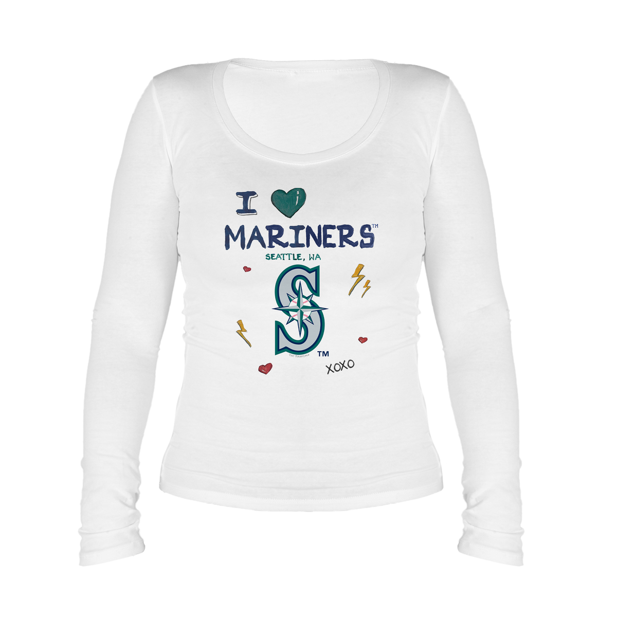 I Heart Mariners Women's Legend Long Sleeve