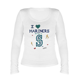 I Heart Mariners Women's Legend Long Sleeve