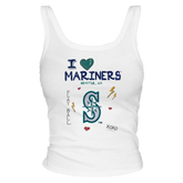 I Heart Mariners Tank - Tiny Turnip