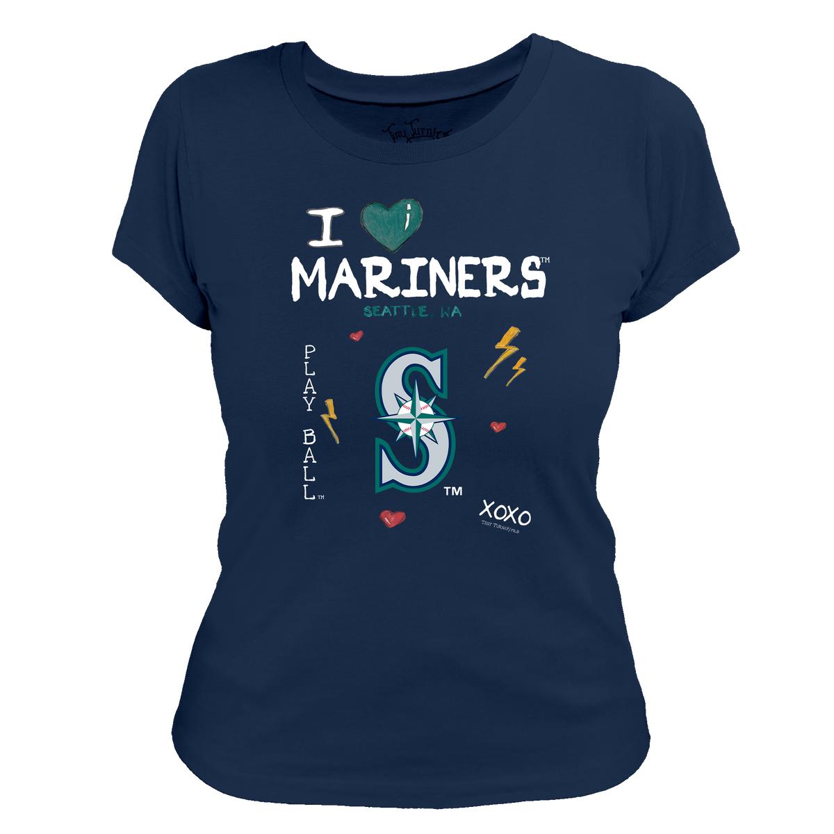 I Heart Mariners Women's Tee Shirt - Tiny Turnip
