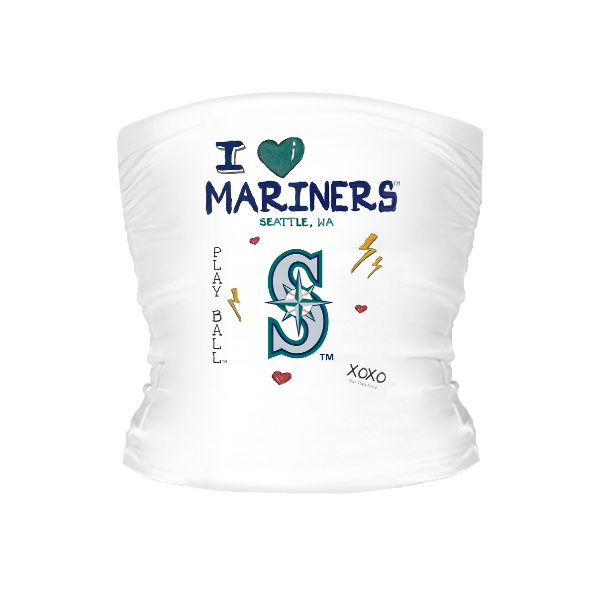 I Heart Mariners Tube Top - Tiny Turnip