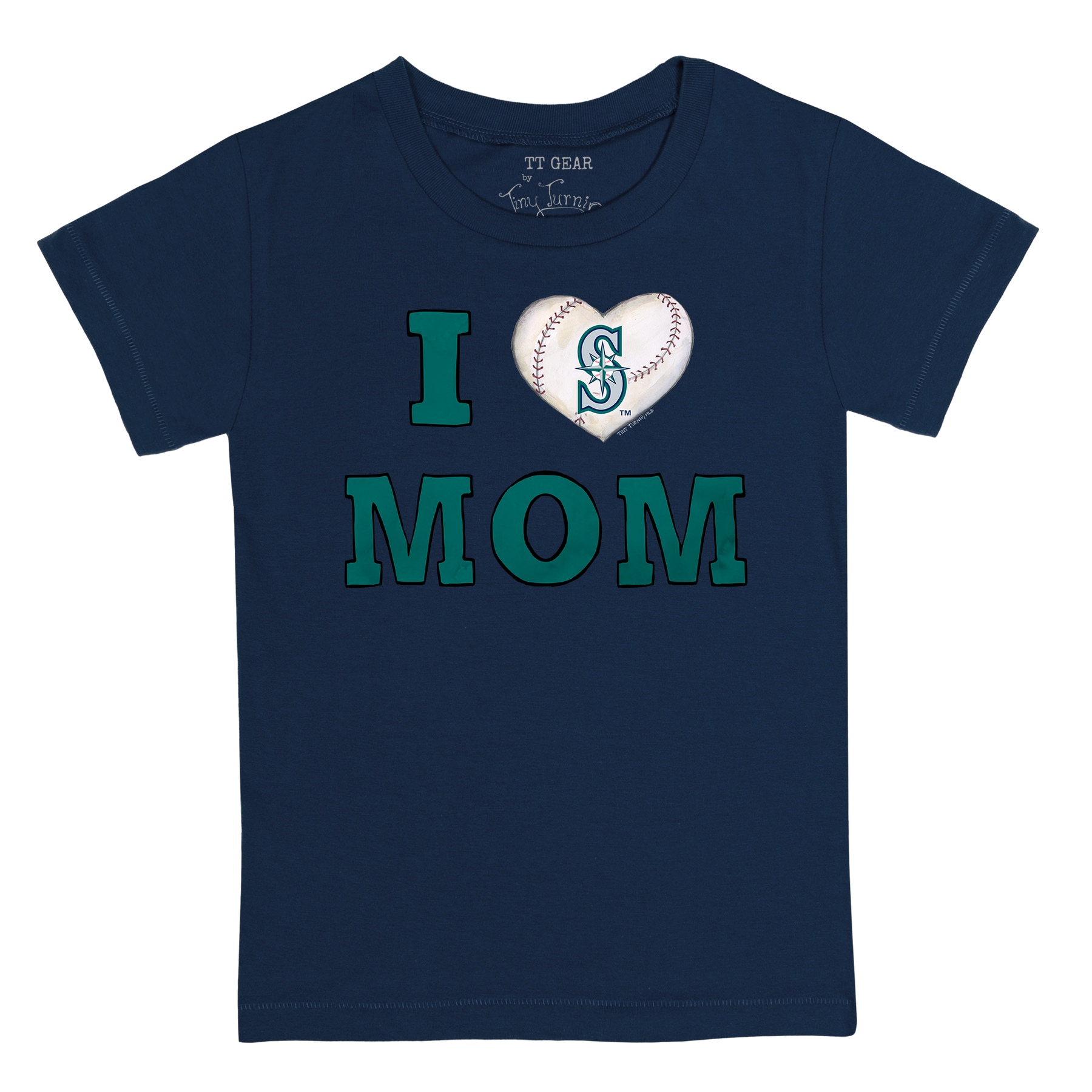 Seattle Mariners I Love Mom Tee Shirt
