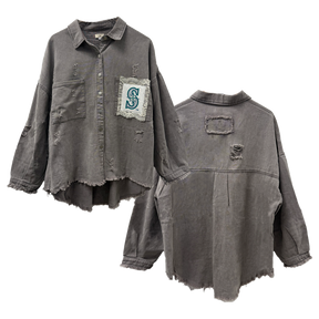 Seattle Mariners Lace Olivia Jacket - Tiny Turnip