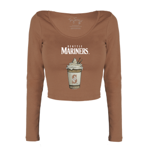 Seattle Mariners Latte Women's Lucy Long Sleeve