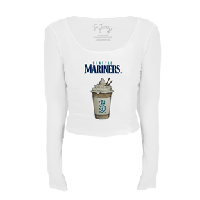 Seattle Mariners Latte Women's Lucy Long Sleeve