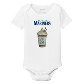 Seattle Mariners Latte Short Sleeve Snapper