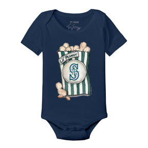 Seattle Mariners Lil' Peanut Short Sleeve Snapper