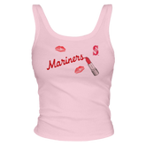 Seattle Mariners Lipstick OG Ribbed Tank - Tiny Turnip