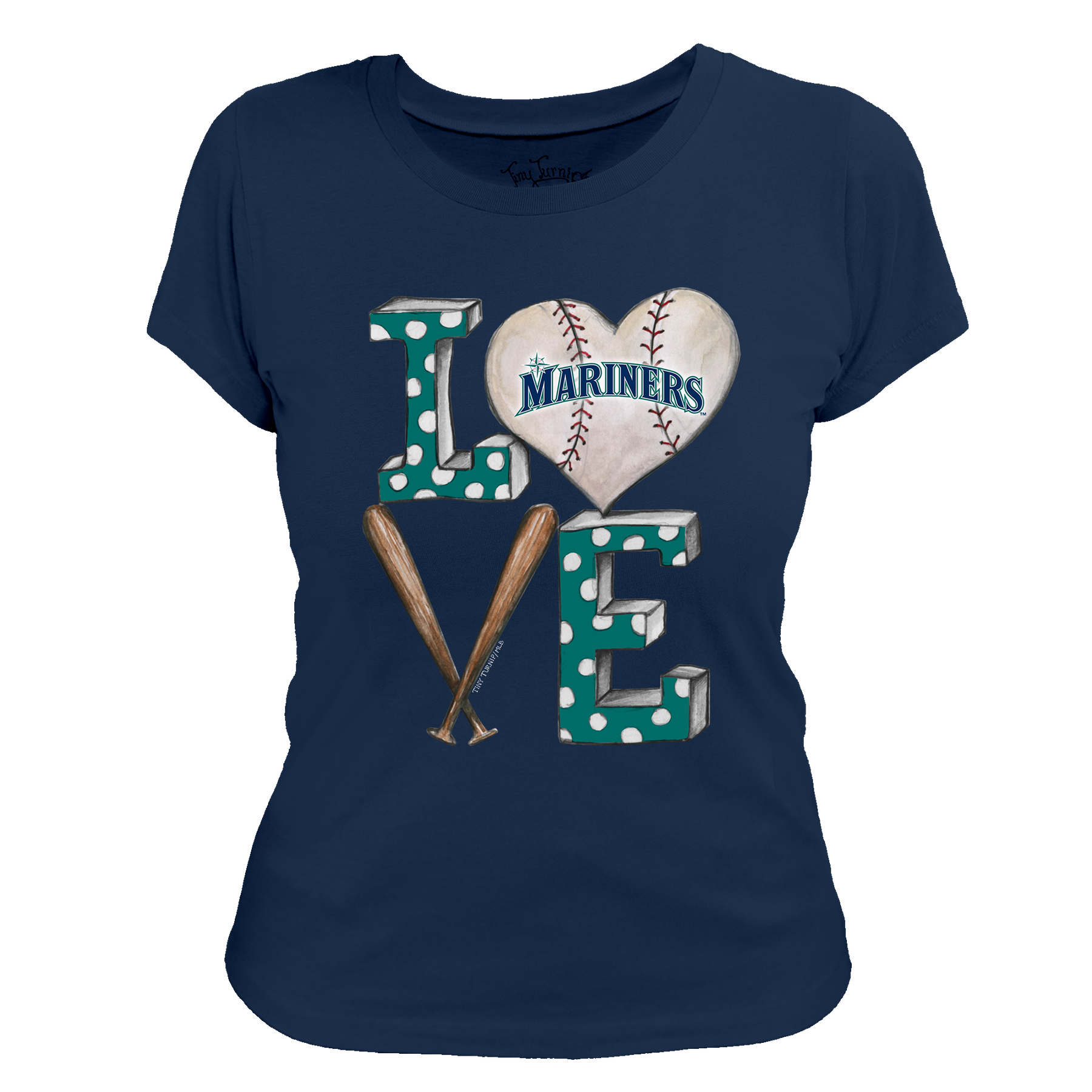 Seattle Mariners Baseball LOVE Tee Shirt