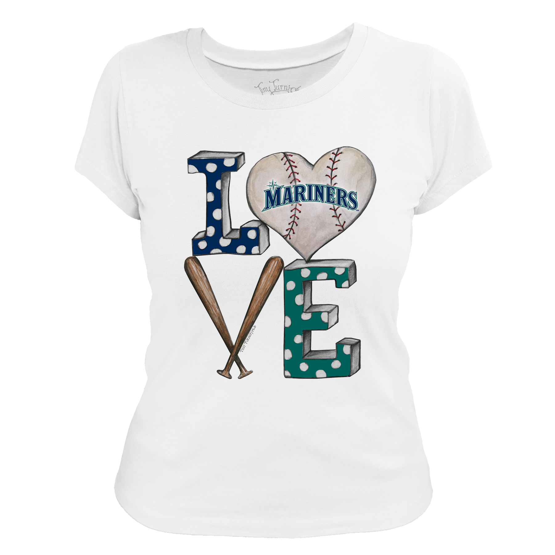 Seattle Mariners Baseball LOVE Tee Shirt