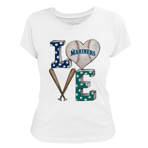 Seattle Mariners Baseball LOVE Tee Shirt