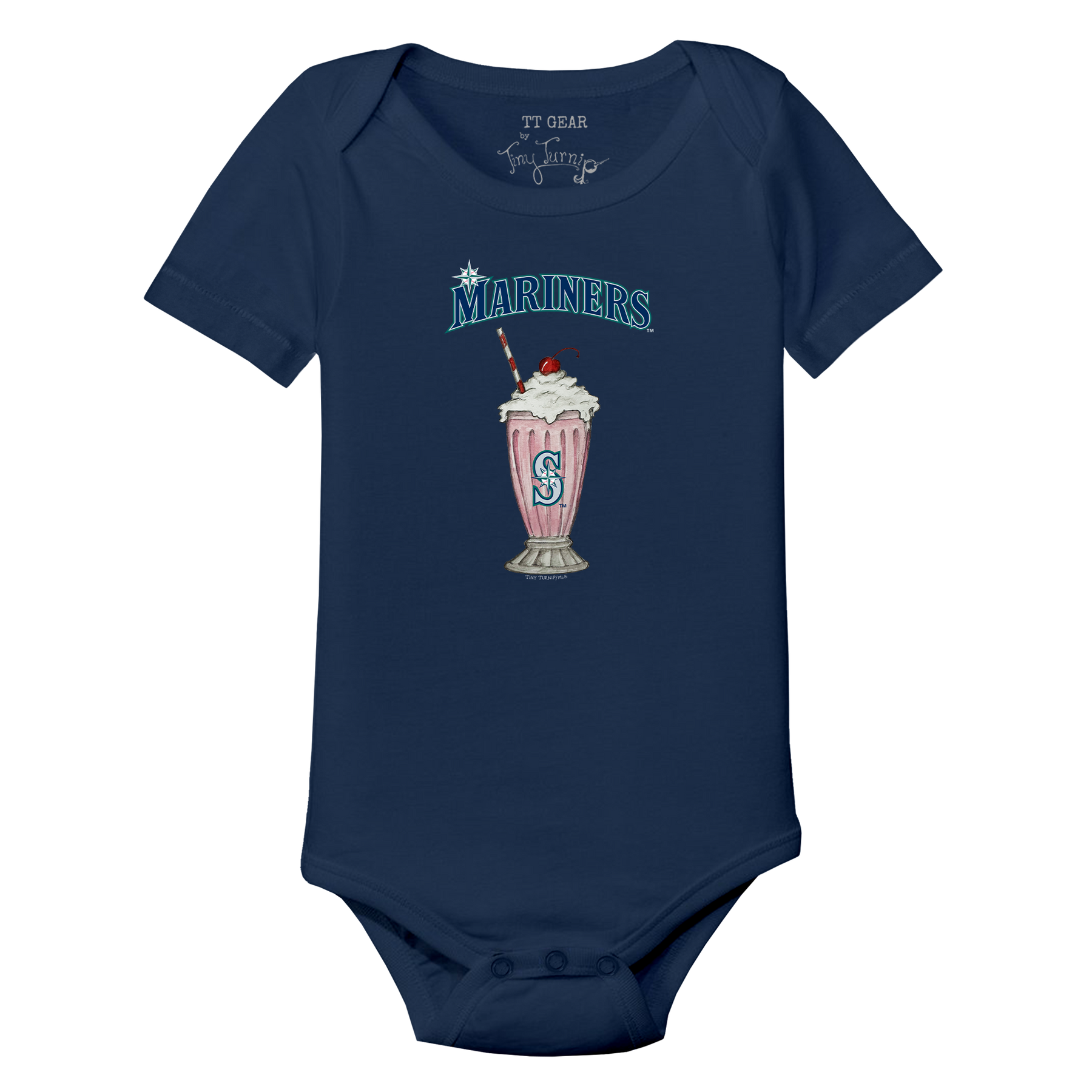 Seattle Mariners Milkshake Short Sleeve Snapper