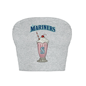 Seattle Mariners Milkshake Crop Tube Top