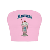 Seattle Mariners Milkshake Crop Tube Top