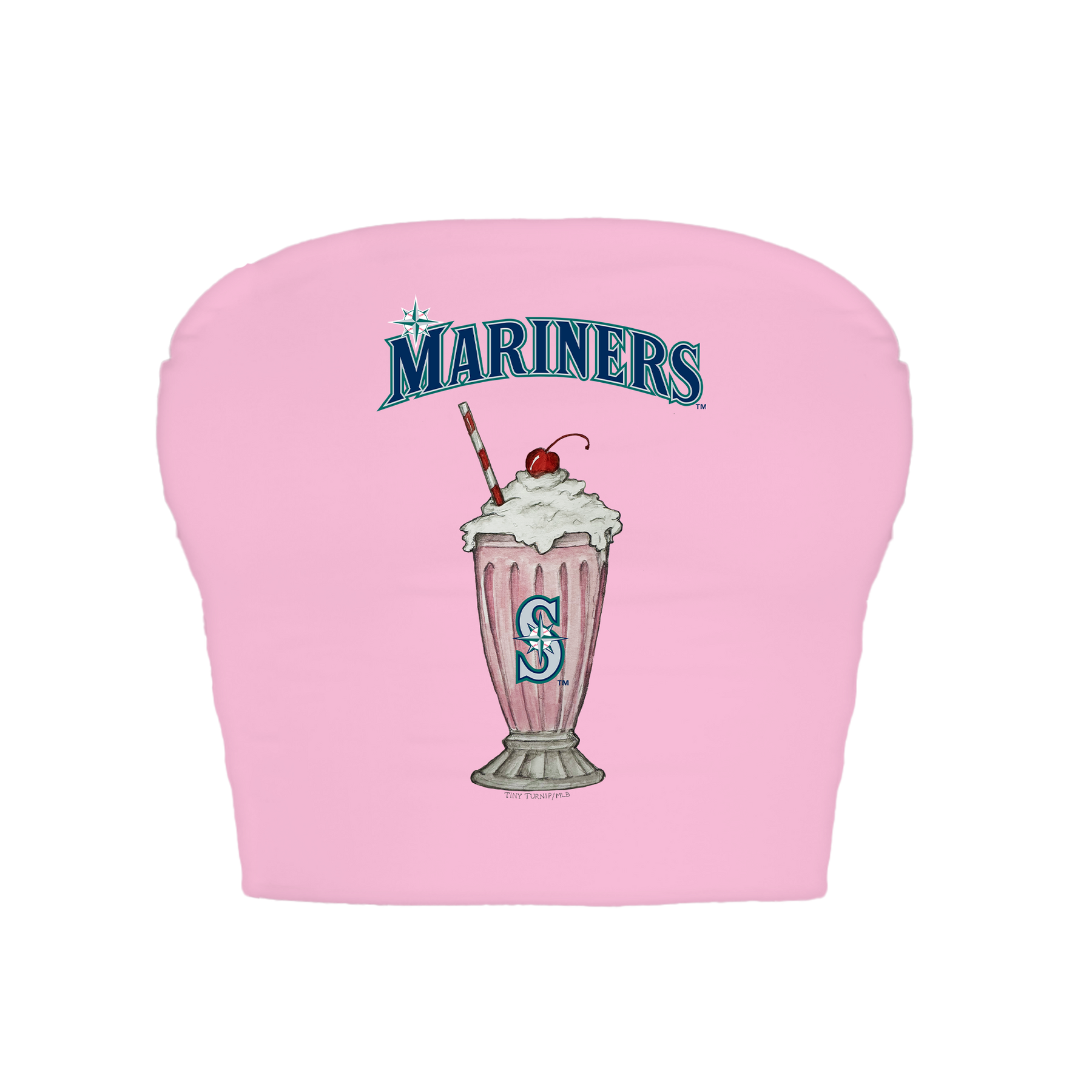 Seattle Mariners Milkshake Crop Tube Top