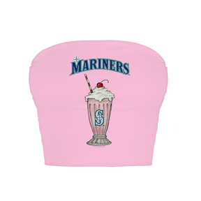 Seattle Mariners Milkshake Crop Tube Top