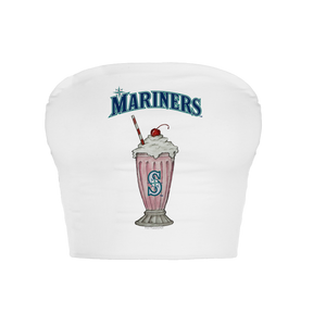 Seattle Mariners Milkshake Crop Tube Top