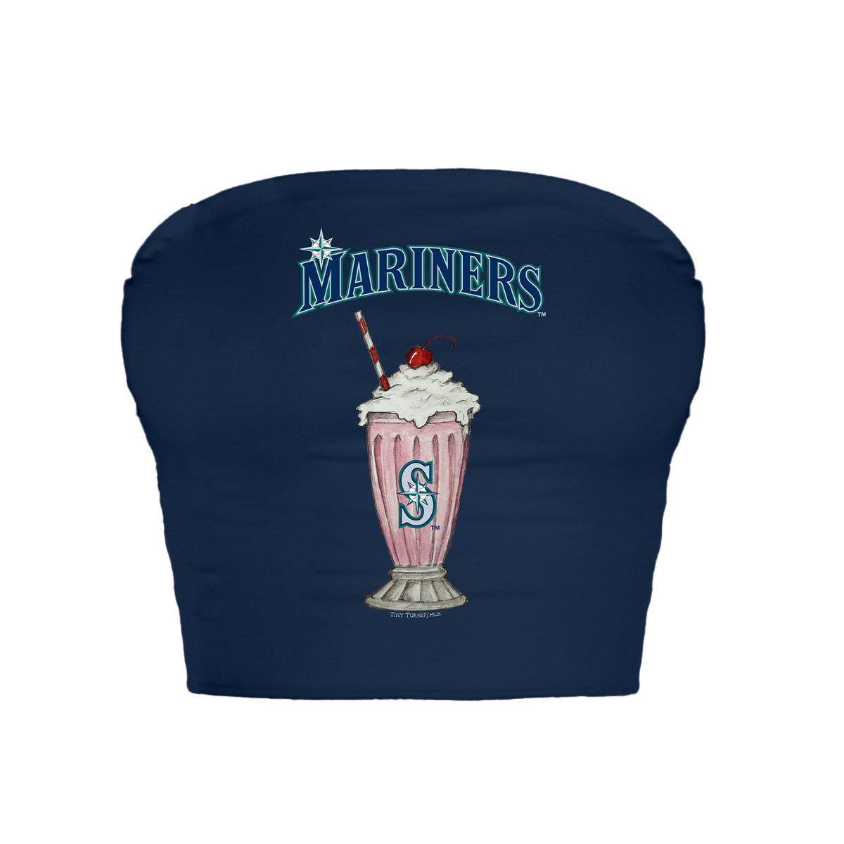 Seattle Mariners Milkshake Crop Tube Top