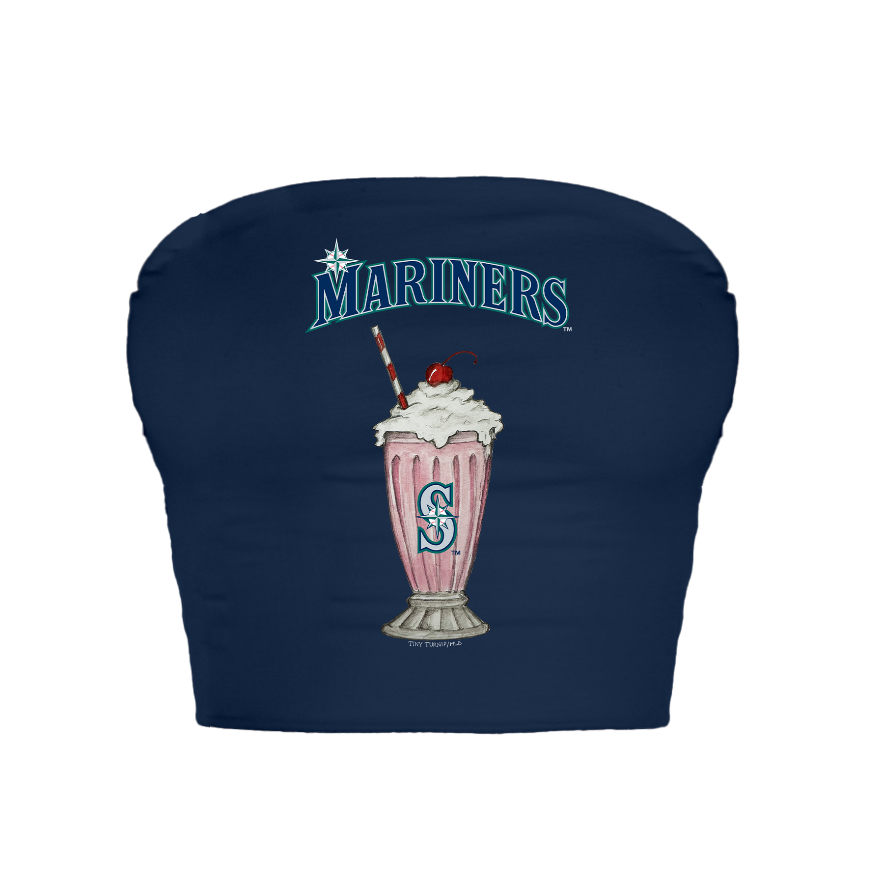 Seattle Mariners Milkshake Crop Tube Top