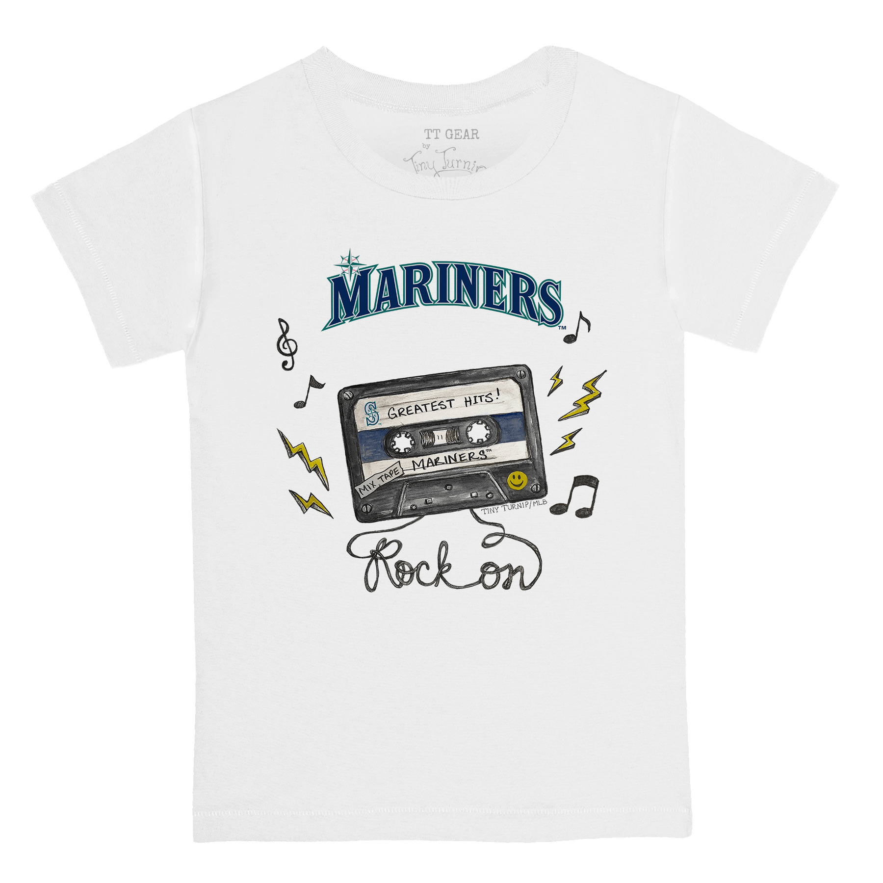 Seattle Mariners Mixtape Kid's Tee Shirt